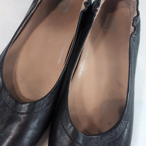 Fit Flop Allegro Flats Black Pebble Leather Ballet Women US 9 UK 7 EU 41 FitFlop - Picture 11 of 16